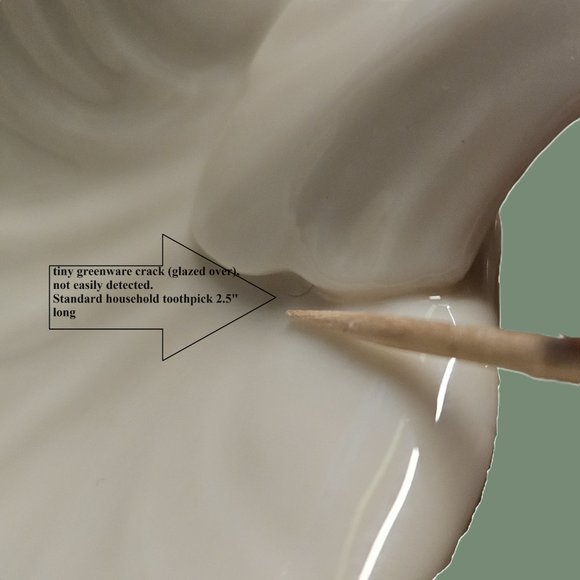 Vintage Lenox Colony Collection Open Sauce Gravy Boat No Trim ca. 1930-1955 - Picture 13 of 16